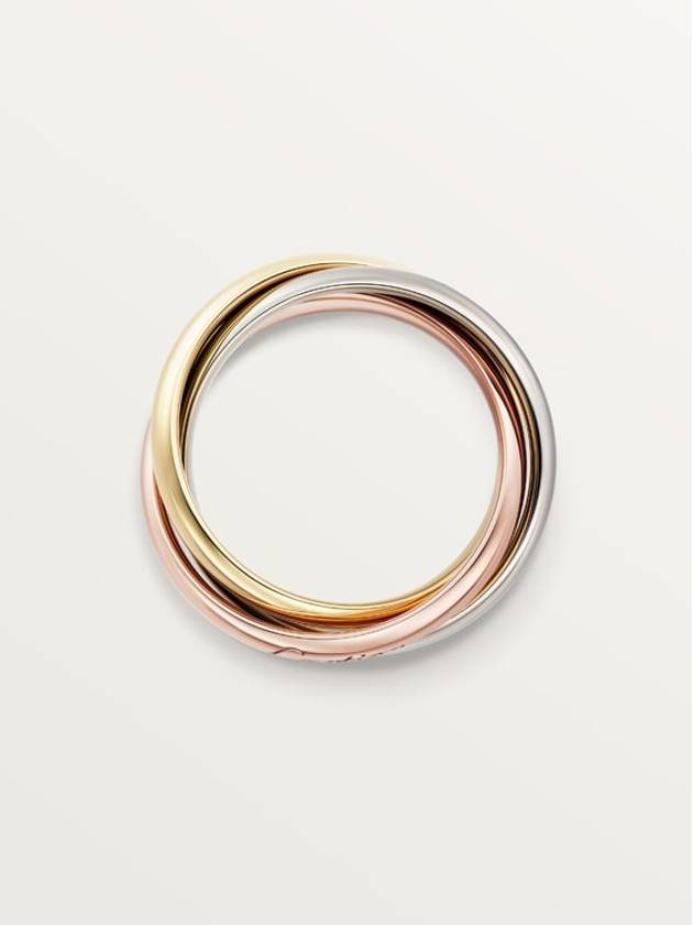 Classic Ring Tricolor Trinity - CARTIER - BALAAN 2