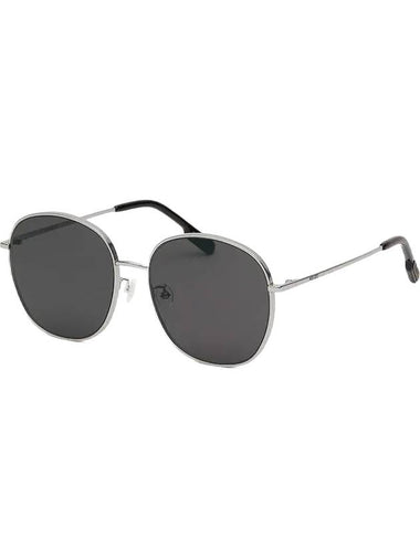 Eyewear Round Sunglasses Black Silver - KENZO - BALAAN 1