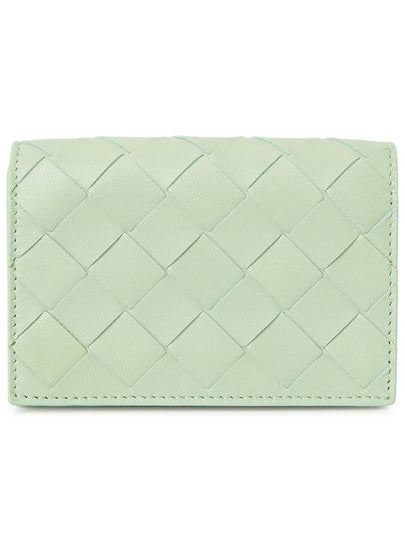 Intrecciato Flap Business Card Wallet Mint - BOTTEGA VENETA - BALAAN 2