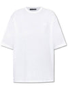 Logo Patch Cotton Short Sleeve T-Shirt White - ACNE STUDIOS - BALAAN 2