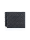 Intrecciato Bill Clip Card Wallet Black - BOTTEGA VENETA - BALAAN 2