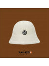 Logo Bucket Hat Ivory Orange Label Angora Bucket Hat EC00680 - MAHES - BALAAN 1