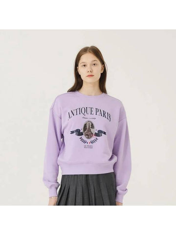 Brushed Options Antique Eiffel Paris Sweat Shirts LAVENDER - LE SOLEIL MATINEE - BALAAN 1