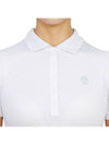 Women's Golf Picket Logo Short Sleeve PK Shirt White - HYDROGEN - BALAAN 7