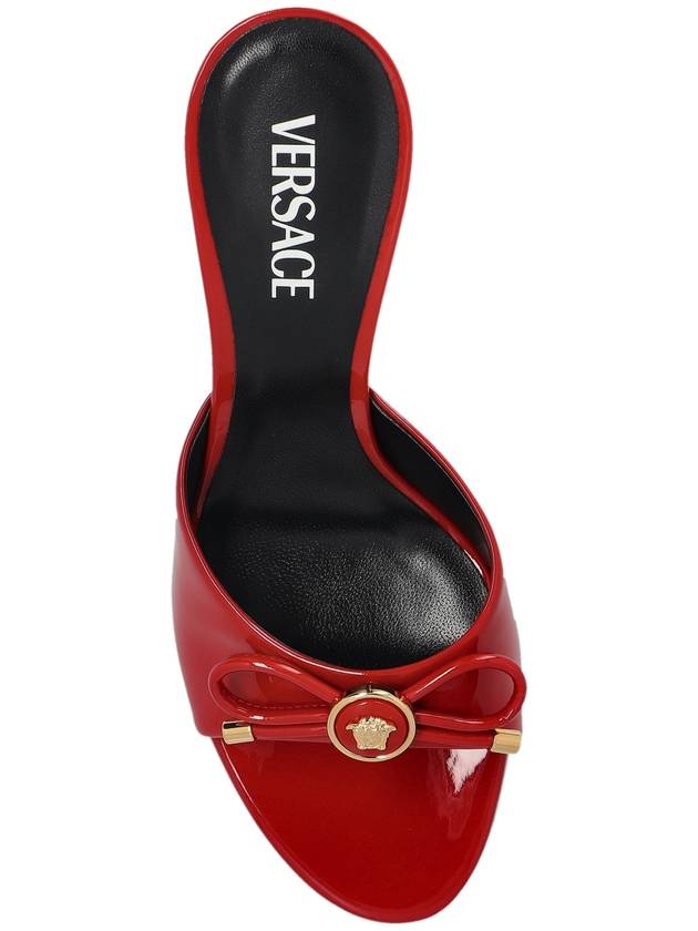 Versace Heeled Mules 'Opera Bow', Women's, Red - VERSACE - BALAAN 6