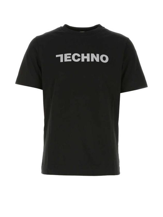 Techno Short Sleeve T-Shirt Black - 1017 ALYX 9SM - BALAAN 1