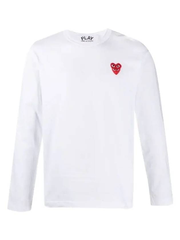 Men s Long Sleeve T Shirt P1T292WHITE 411 - COMME DES GARCONS - BALAAN 2