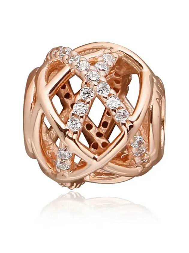 Sparkling and Polished Charm Rose Gold - PANDORA - BALAAN 4