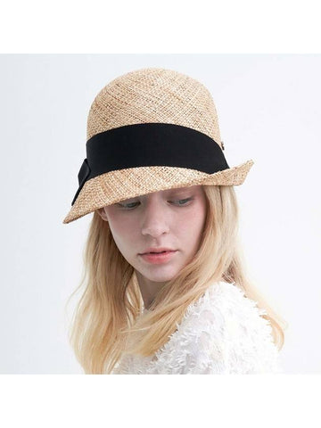 Unbalanced Summer Cloche Beige - BROWN HAT - BALAAN 1