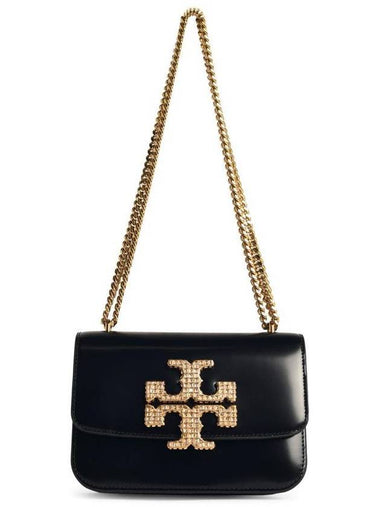 Tory Burch 'Eleanor' Black Leather Crossbody Bag - TORY BURCH - BALAAN 1