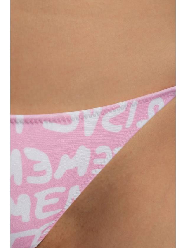 logo print bikini briefs WE64SW401P - VETEMENTS - BALAAN 5