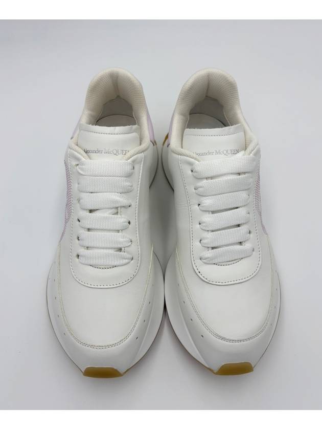 Logo Low Top Sneakers White Pink - ALEXANDER MCQUEEN - BALAAN 3