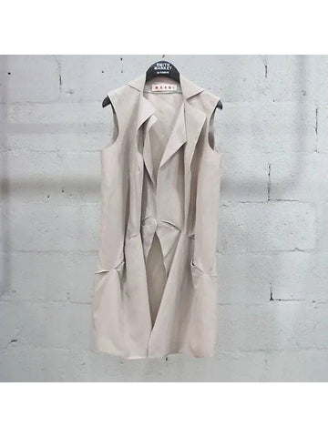 Smith Market Used Luxury Linen Jacket Women s Clothing - MARNI - BALAAN 1