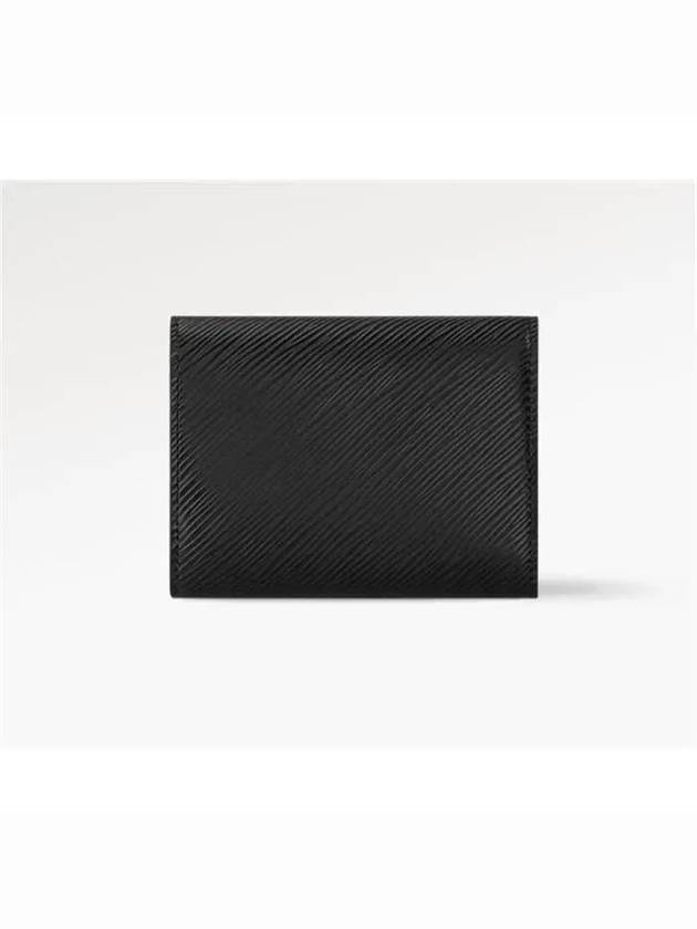 Twist Logo Epi Leather Compact Half Wallet Black - LOUIS VUITTON - BALAAN 7