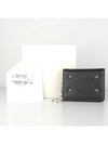 4 Stitch Keyring Card Wallet Black - MAISON MARGIELA - BALAAN 7