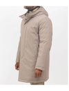 hooded padded coat beige - FAY - BALAAN 5