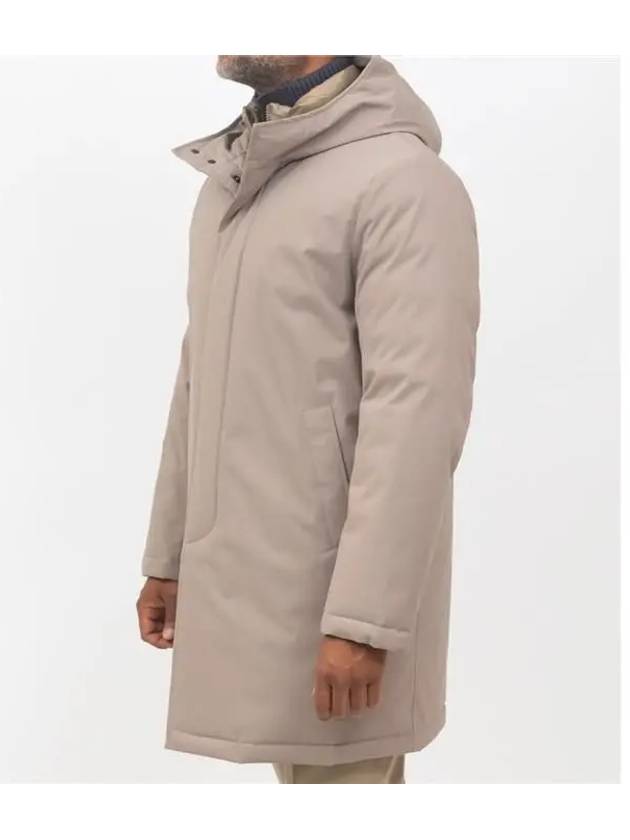 hooded padded coat beige - FAY - BALAAN 5