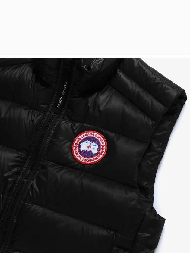 Crofton Logo Patch Padding Vest Black - CANADA GOOSE - BALAAN 4