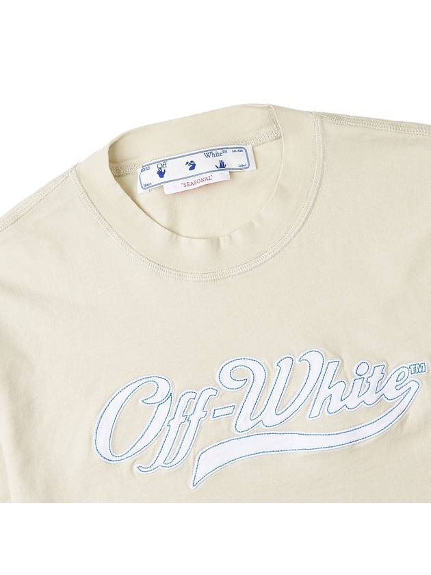 Long Sleeve T-Shirt OWAA090S23JER0046145 BEIGE - OFF WHITE - BALAAN 4