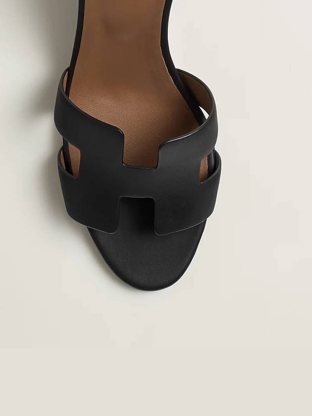 Legend Calfskin Wedge Heel Noir - HERMES - BALAAN 6