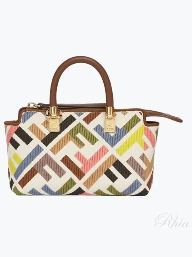 By The Way Embroidered FF ​​Logo Mini Tote Bag - FENDI - BALAAN 2