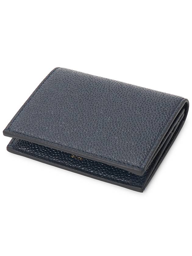 Double Card Wallet Navy - THOM BROWNE - BALAAN 4