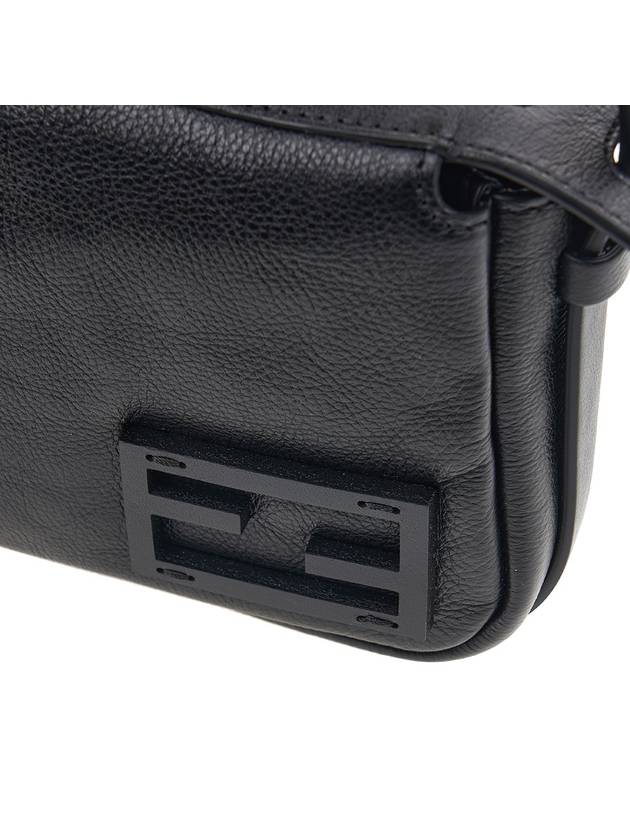 Simply Mini Leather Shoulder Bag Black - FENDI - BALAAN 7