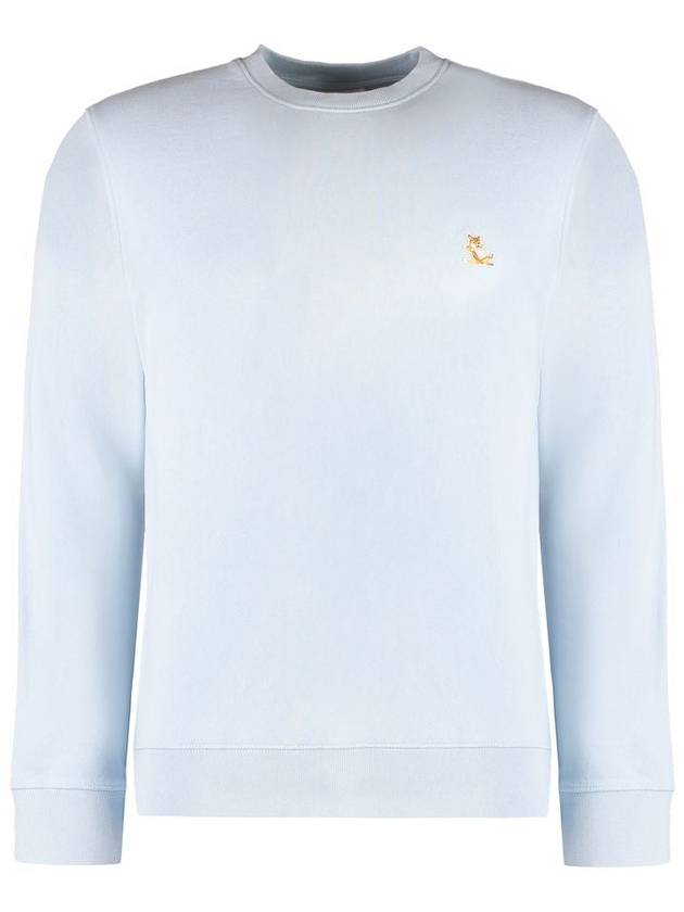 Chillax Patch Regular Sweatshirt Sky Blue - MAISON KITSUNE - BALAAN 2