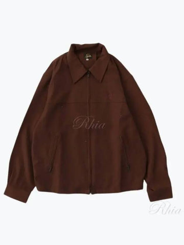 Sports Jacket PE R PU Cavalry Twill Brown PU212 - NEEDLES - BALAAN 1