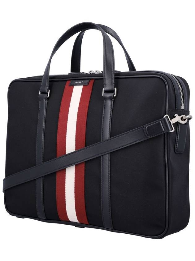 Logo Patch Brief Case Black - BALLY - BALAAN 4