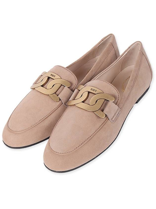 Women's Kate Suede Loafers Beige - TOD'S - BALAAN 2