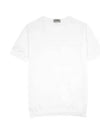 Belden Cotton Short Sleeve T-Shirt White - JOHN SMEDLEY - BALAAN 2