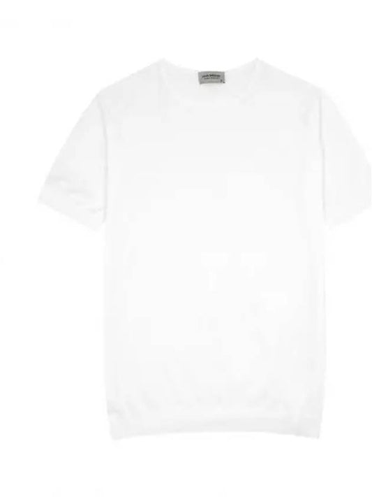 Belden Cotton Short Sleeve T-Shirt White - JOHN SMEDLEY - BALAAN 2
