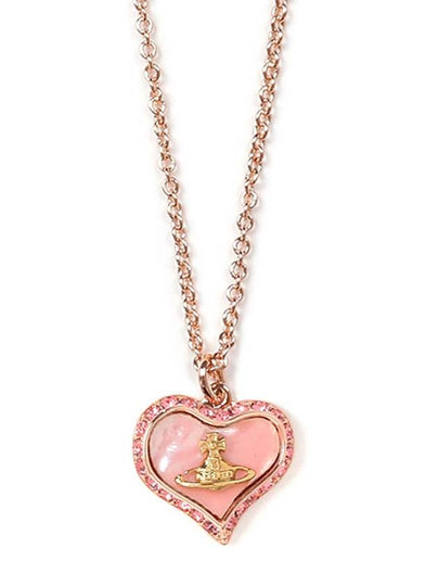 Petra Heart Logo Necklace Rose - VIVIENNE WESTWOOD - BALAAN 2