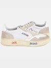 Medalist Low Top Sneakers White Beige - AUTRY - BALAAN 3