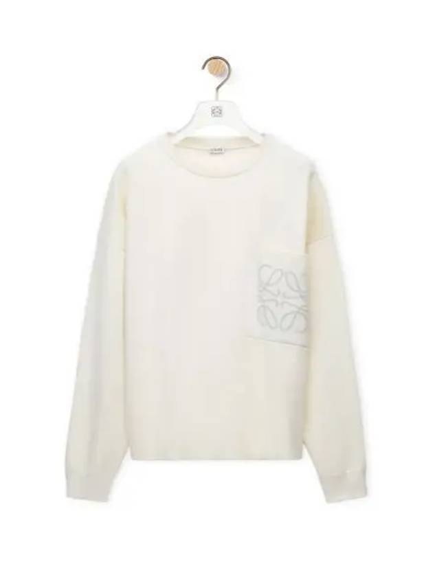 Cotton Blend Sweatshirt White - LOEWE - BALAAN 2