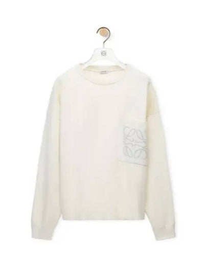 Cotton Blend Sweatshirt White - LOEWE - BALAAN 2