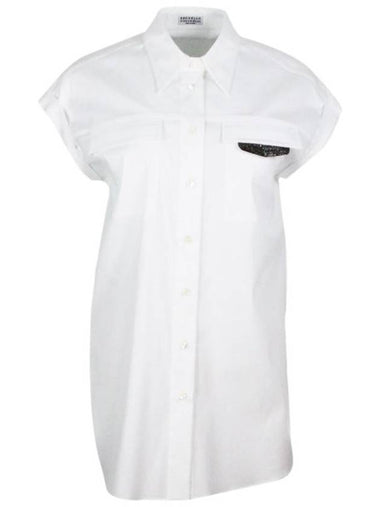 Shirt M0091MV516 C159 WHITE - BRUNELLO CUCINELLI - BALAAN 1