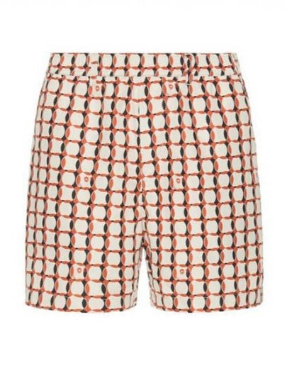 Lattice Nylon Short Red - MALBON GOLF - BALAAN 2