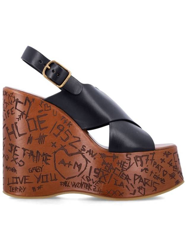 Chloé Maxime Wedge Sandals - CHLOE - BALAAN 1