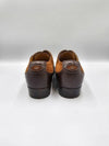 Men s Double G Lace Up Suede Leather Derby Cocoa Brown - GUCCI - BALAAN 4