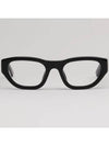 Glasses frame LAAMU ATOLL BLACK AOE oval horn rim retro fashion - MARNI - BALAAN 3