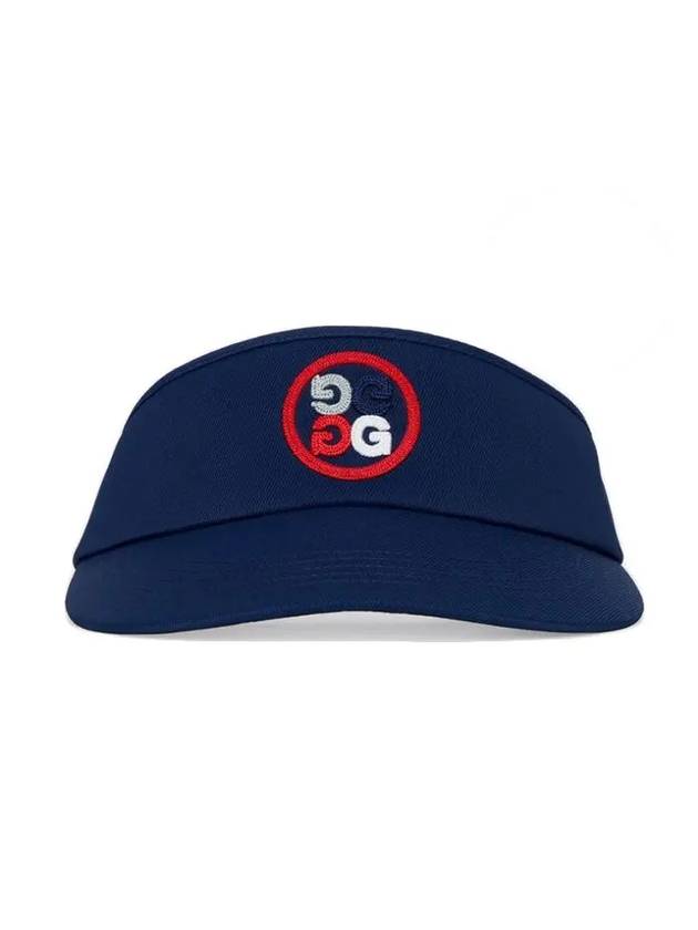 Circle GS Logo Stretch Twill Visor Navy - G/FORE - BALAAN 4