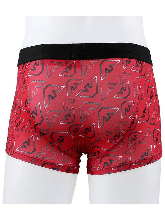 Men's All-Over Eagle Recycle Boxer Briefs Red - EMPORIO ARMANI - BALAAN 5