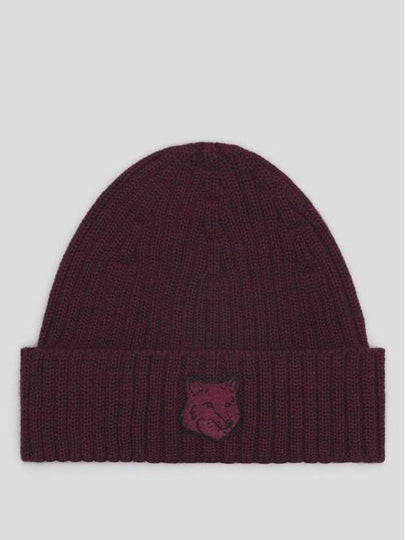 Wool Fox Head Beanie Red - MAISON KITSUNE - BALAAN 2