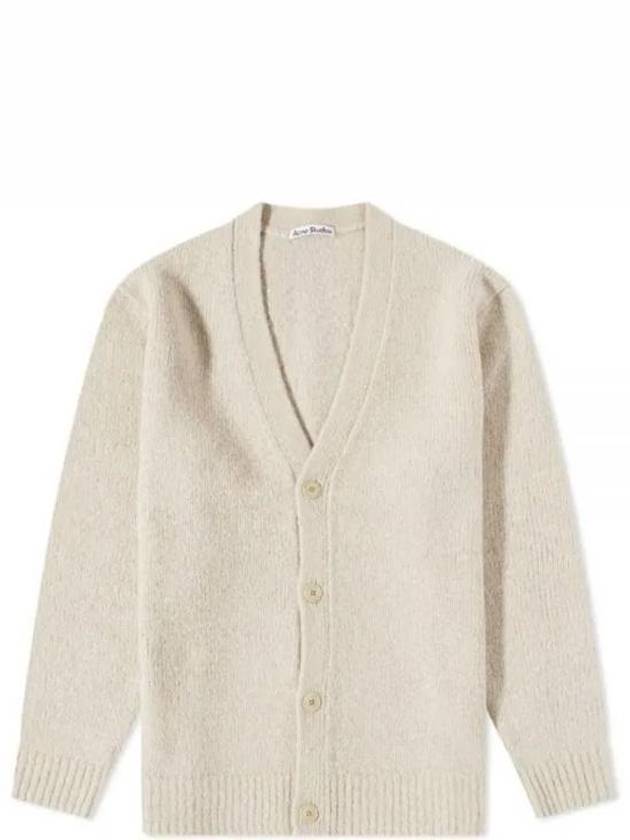 Wool Blend Cardigan Clay Beige - ACNE STUDIOS - BALAAN 2