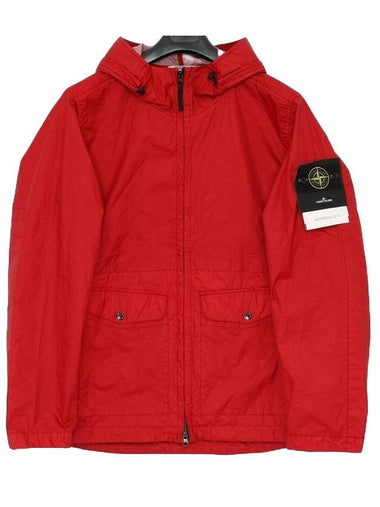 Membrana 3L TC Hooded Jacket Red - STONE ISLAND - BALAAN 1