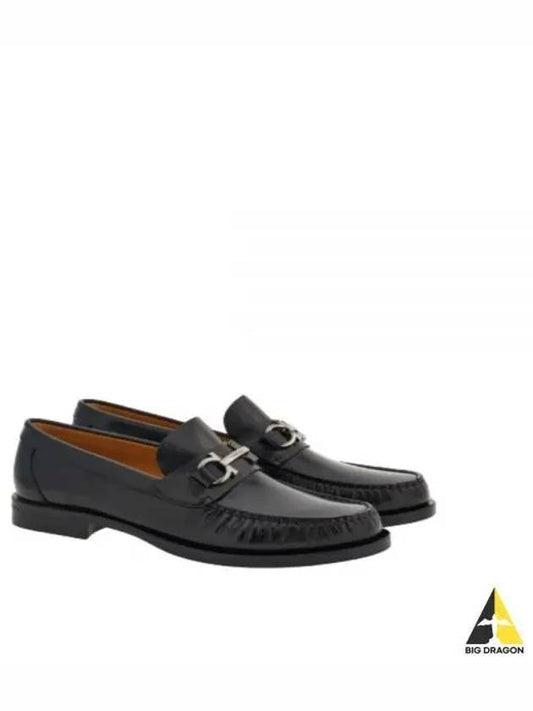 Gancini Ornament Loafer Black - SALVATORE FERRAGAMO - BALAAN 2