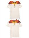 Multi-Bird Wings Short Sleeve T-Shirt White - MARCELO BURLON - BALAAN 6