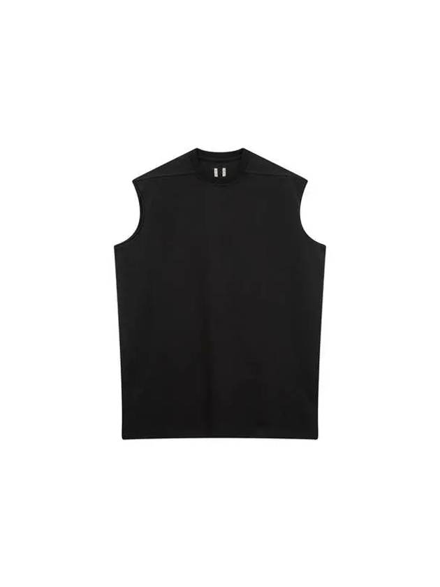 MEN Crewneck Jumbo Sleeveless Top Black - RICK OWENS - BALAAN 1